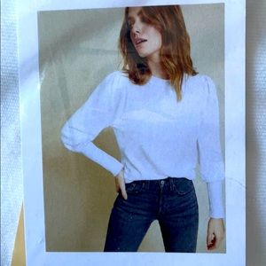 Nation LTD Bethany white sweatshirt XS